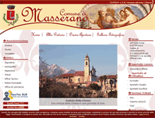 Tablet Screenshot of comune.masserano.bi.it